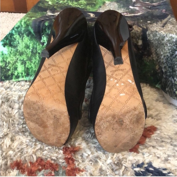 L.A.M.B Gwen Stefani Nathan black leather tassle, platform... - Picture 4 of 5